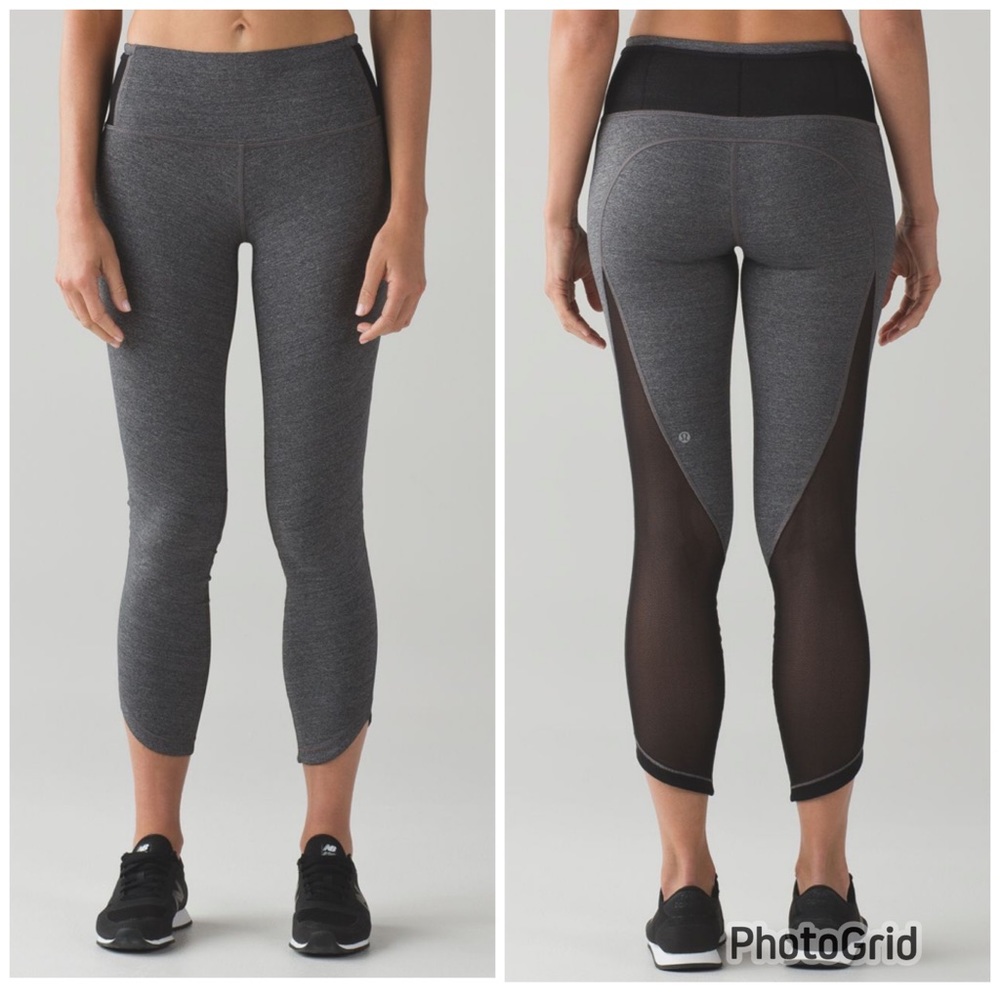 Lululemon Run Around Tight Womens size 12
Heathered Black